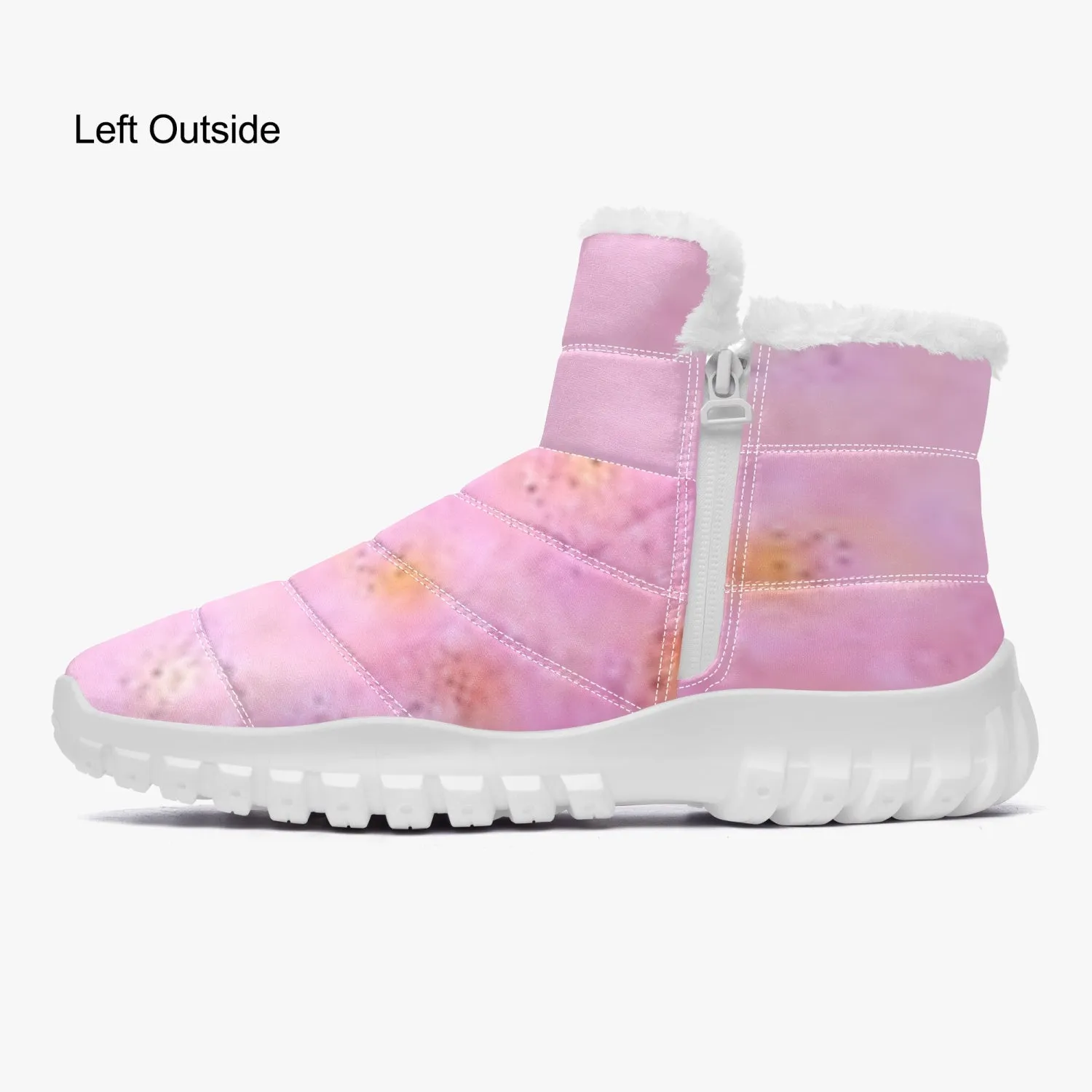 446. Cotton-pad Fur Zipper Up Boots