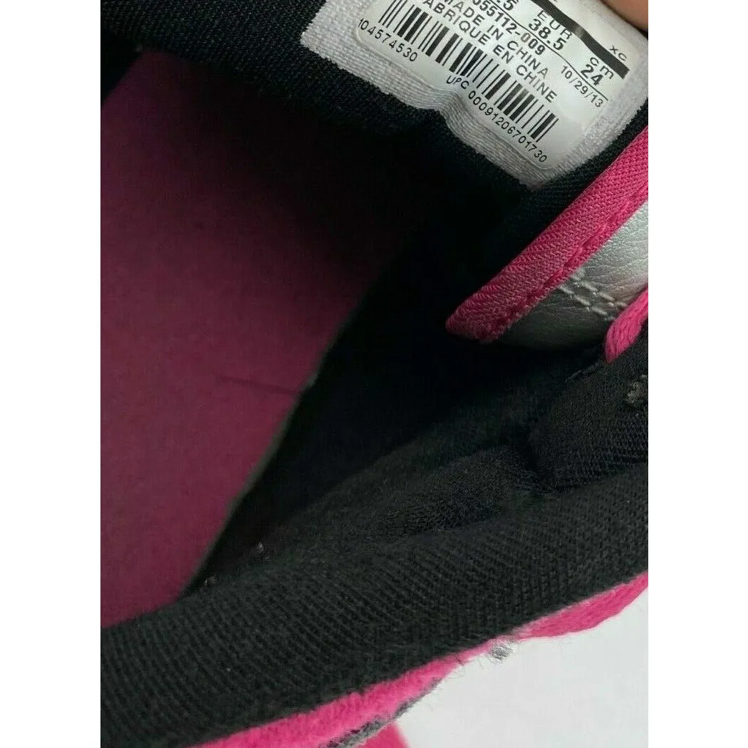 Air Jordan 1 Mid GS 'Black Vivid Pink' 555112-009 Size 6Y