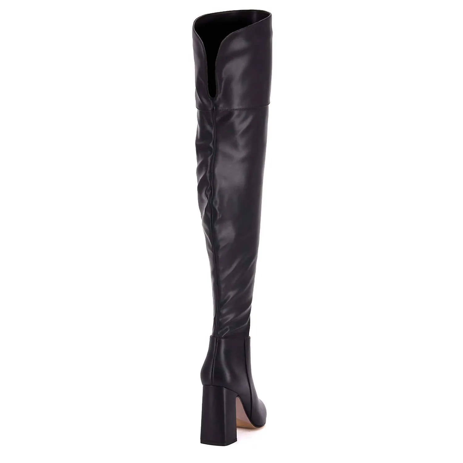 Andrea - Women's Over The Knee Leatherette Boots