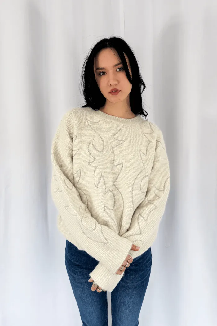 Crewneck Boot Stitch Sweater