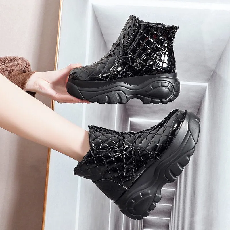 Cuzcare Orthopedic Warm Boots Women Ankle Nonslip Shoes