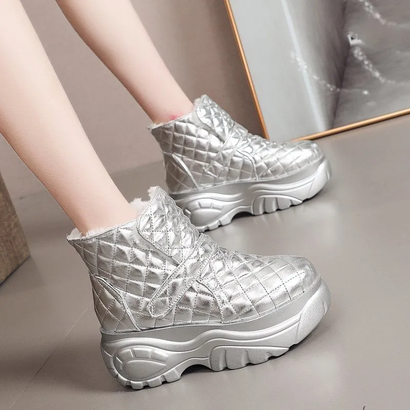 Cuzcare Orthopedic Warm Boots Women Ankle Nonslip Shoes