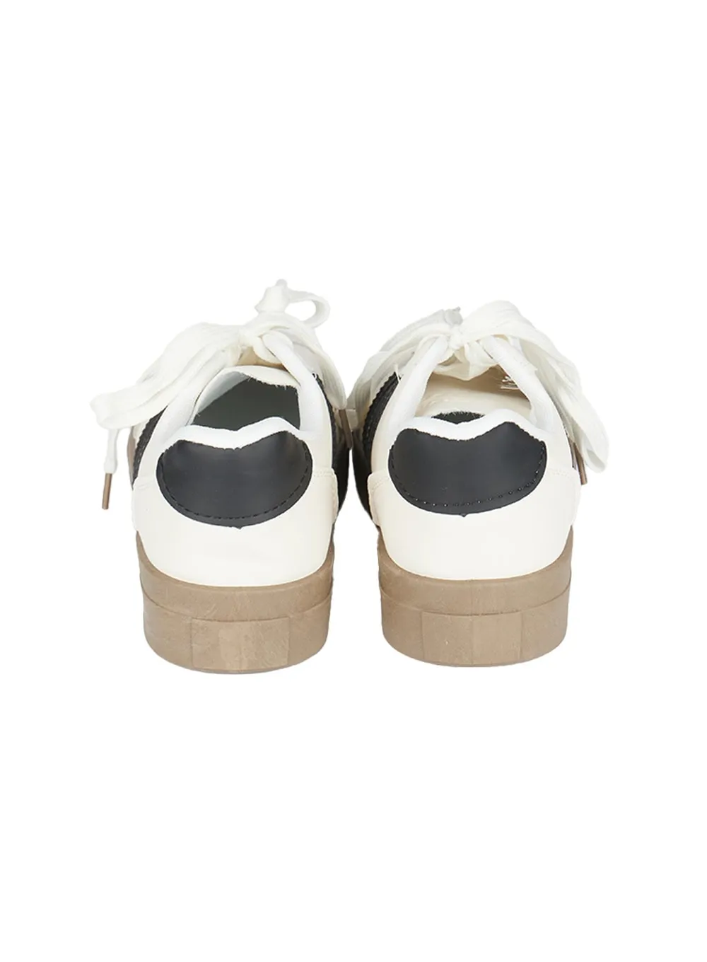 Faux Leather Trendy Sneakers CA510