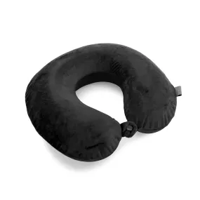 Memory Foam Travel Pillow - Black