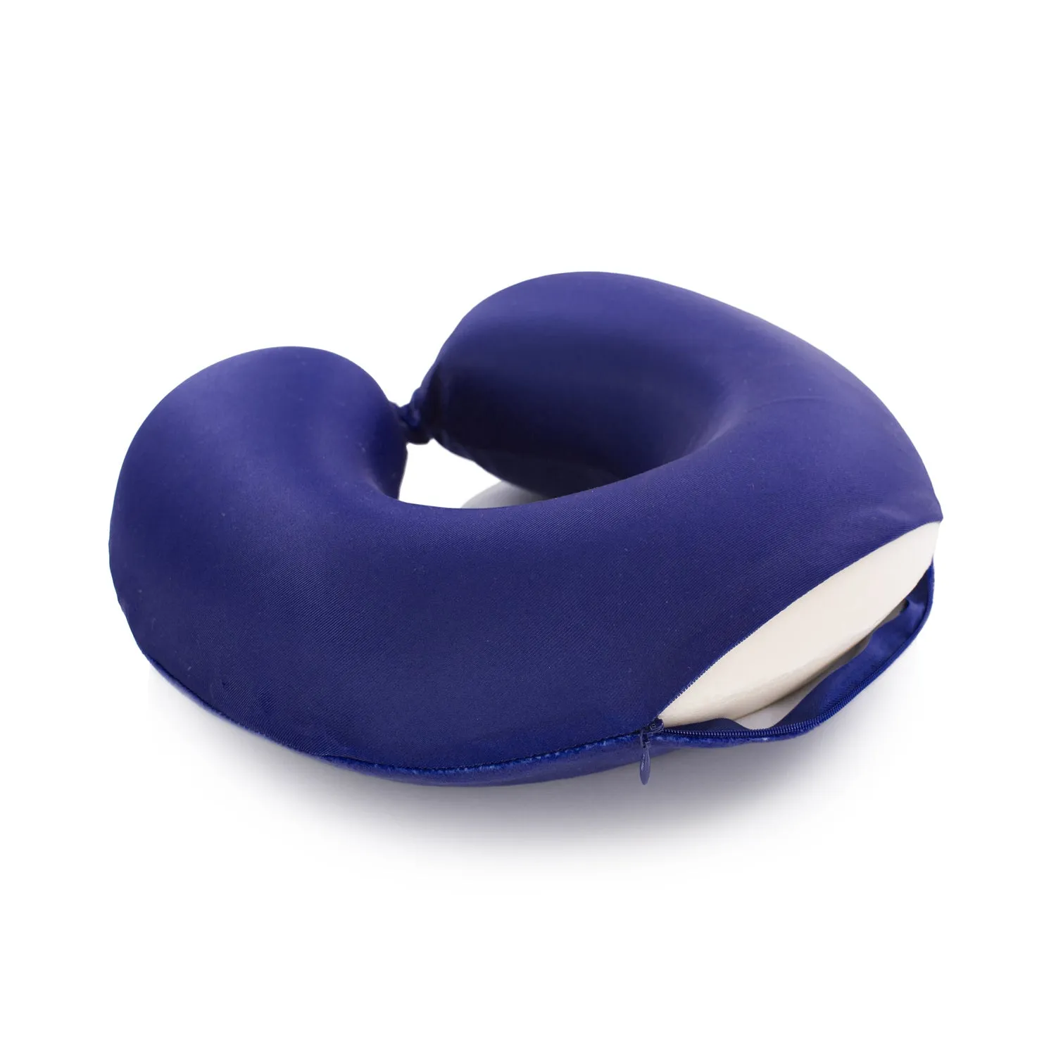 Memory Foam Travel Pillow - Blue