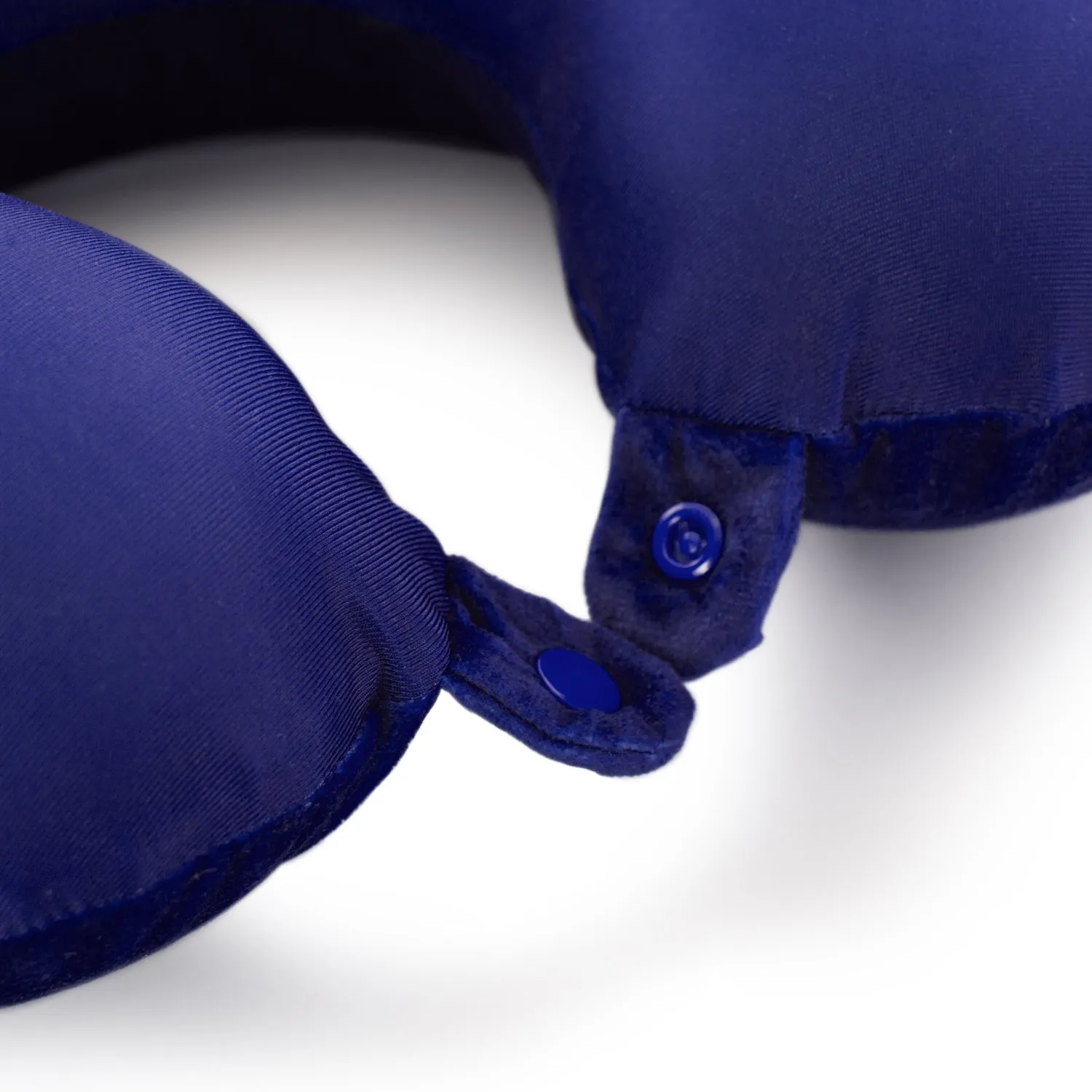 Memory Foam Travel Pillow - Blue