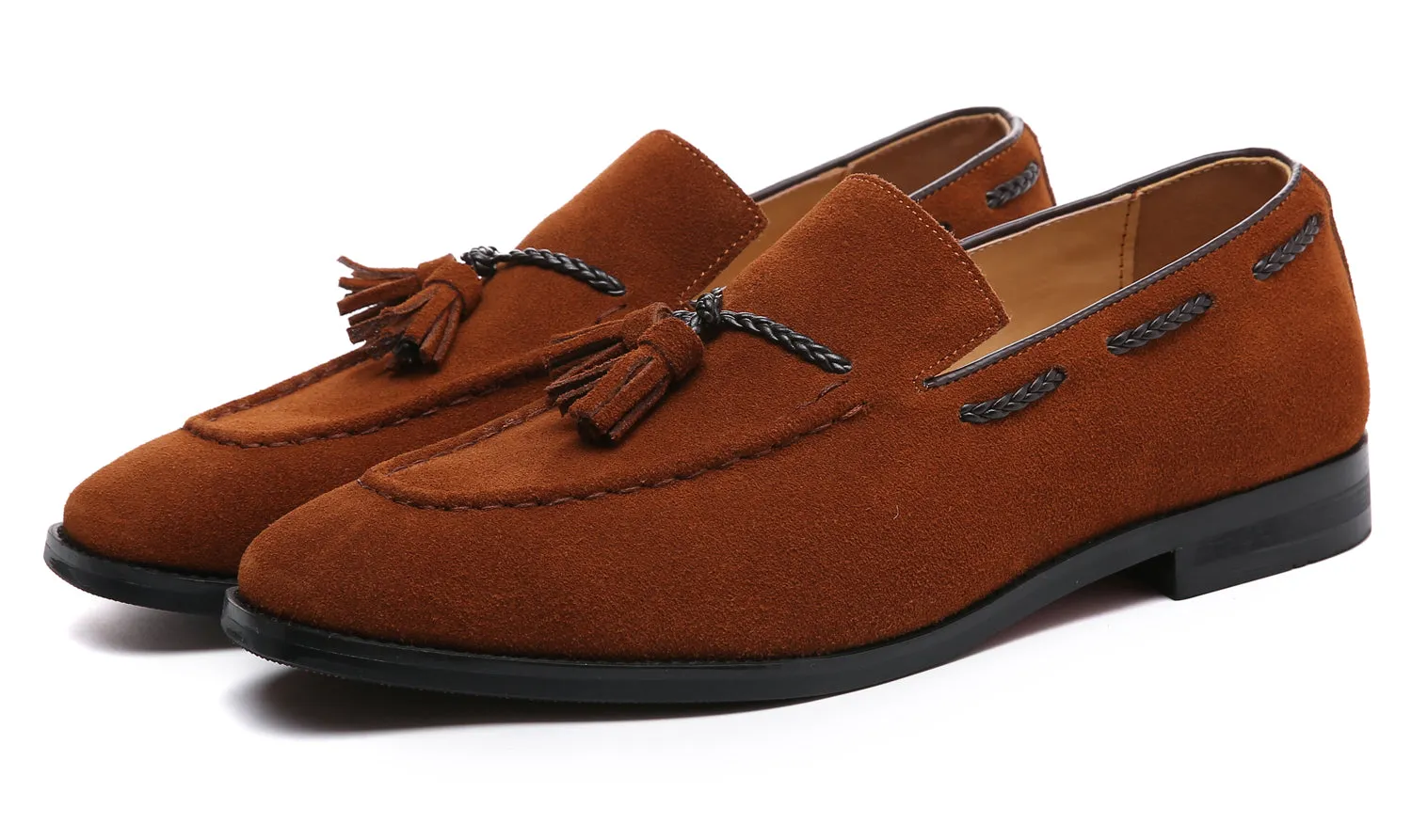 Men's Tassel Bicycle Toe Loafers