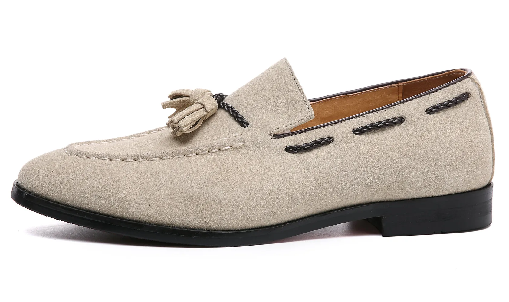 Men's Tassel Bicycle Toe Loafers