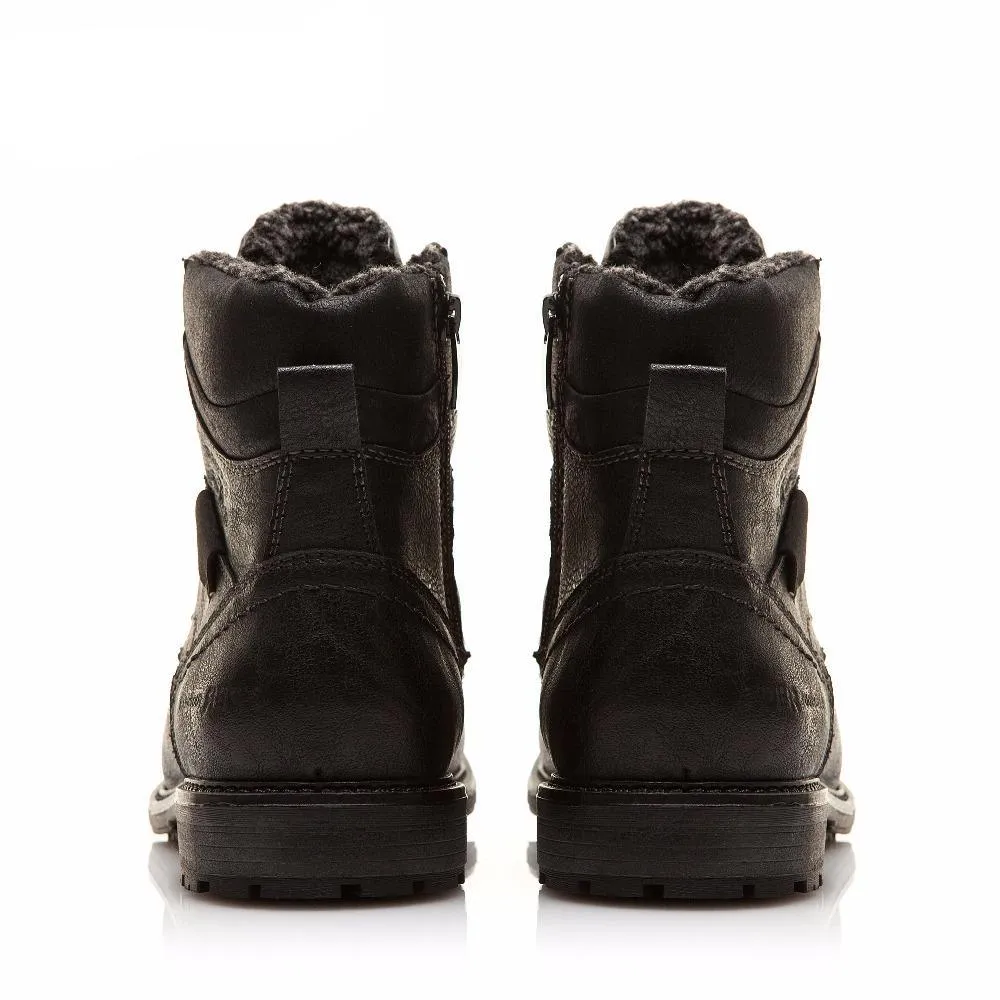 Men's Winter Fashion Warm Comfortable Winter Lace-Up Boots