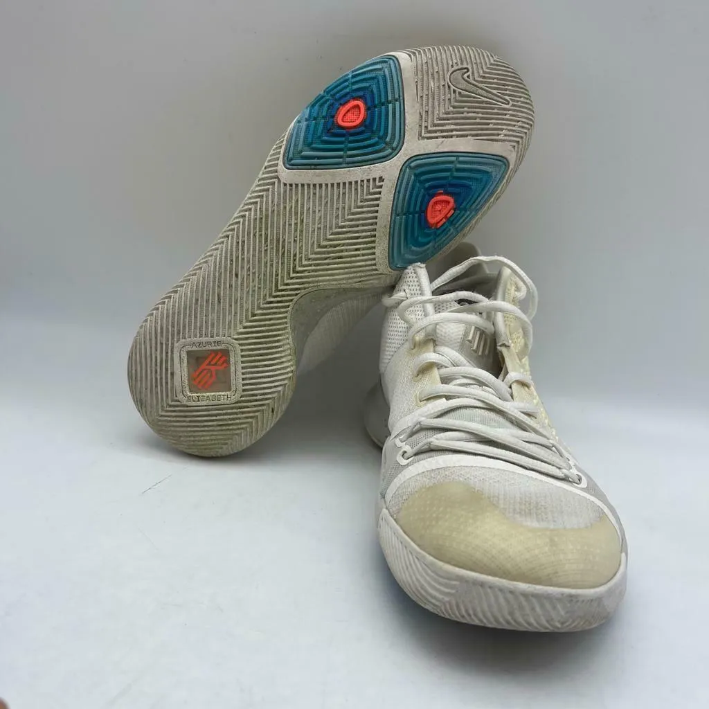 Nike Kyrie 3 Ivory Size 10 White (852395-10)