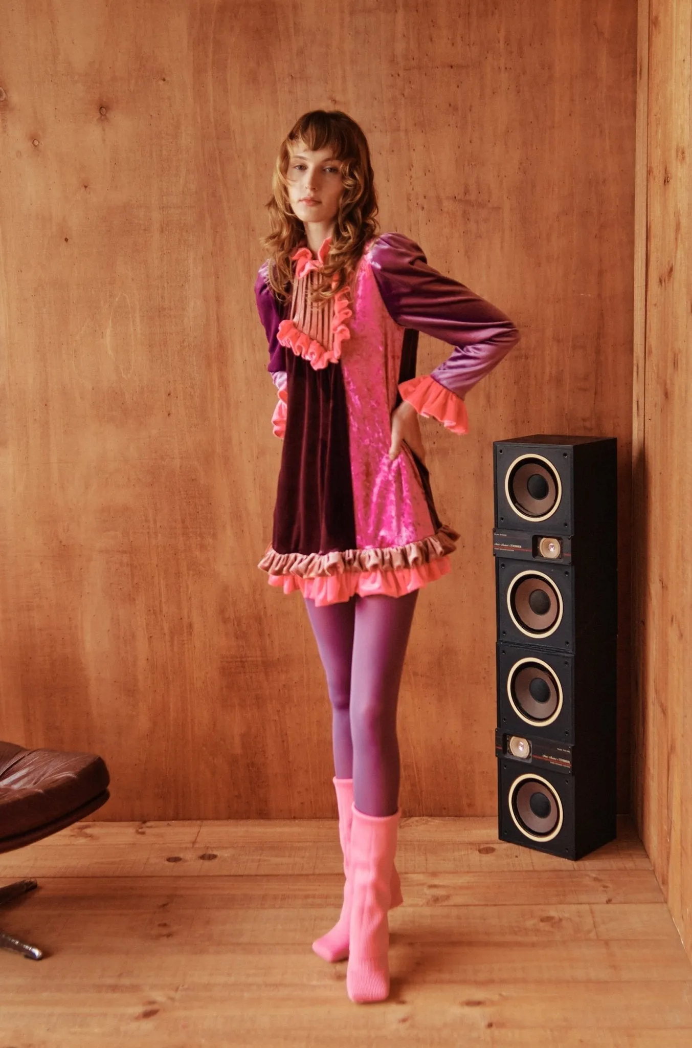 Nongke Dress Purple