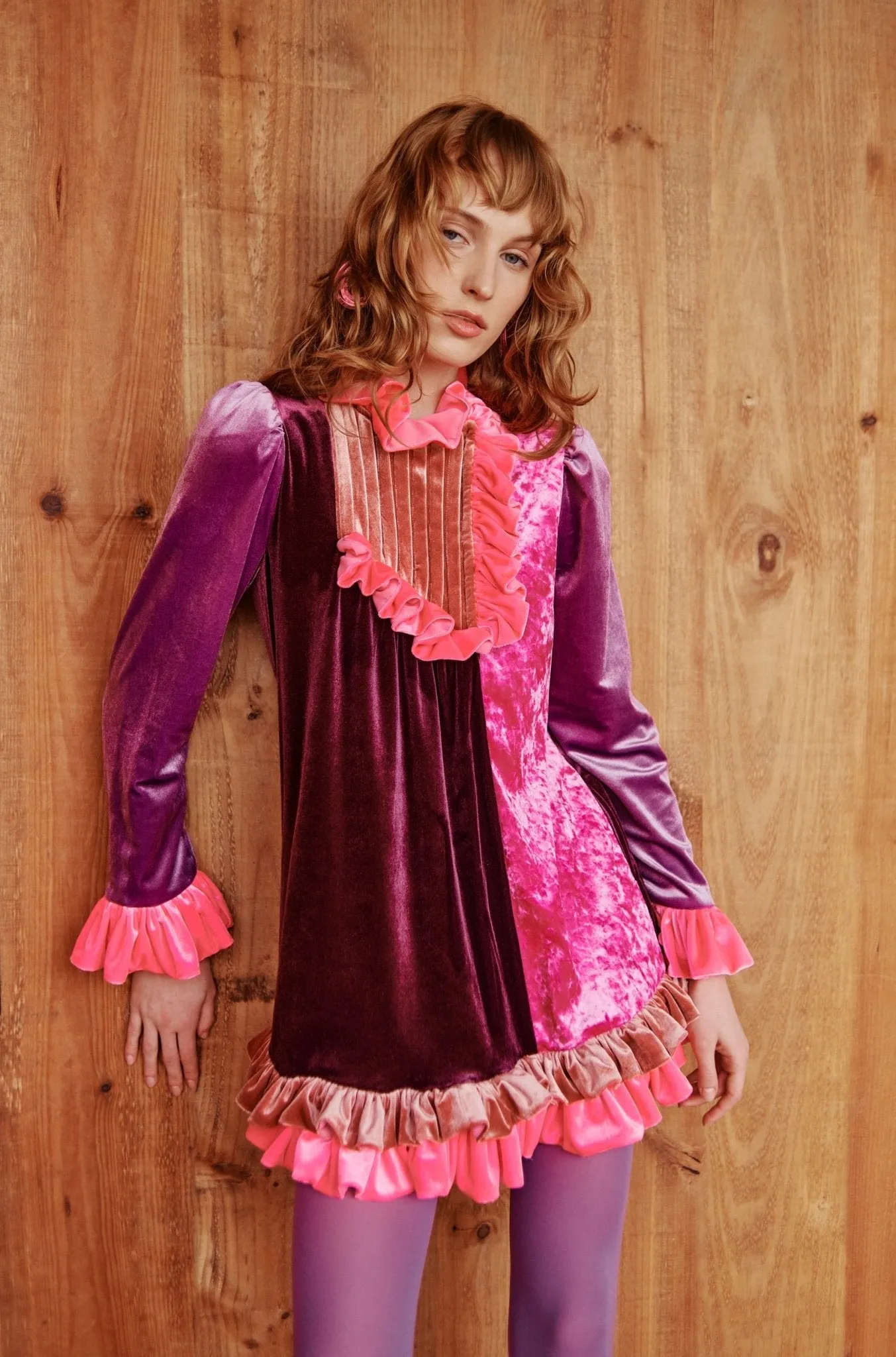 Nongke Dress Purple