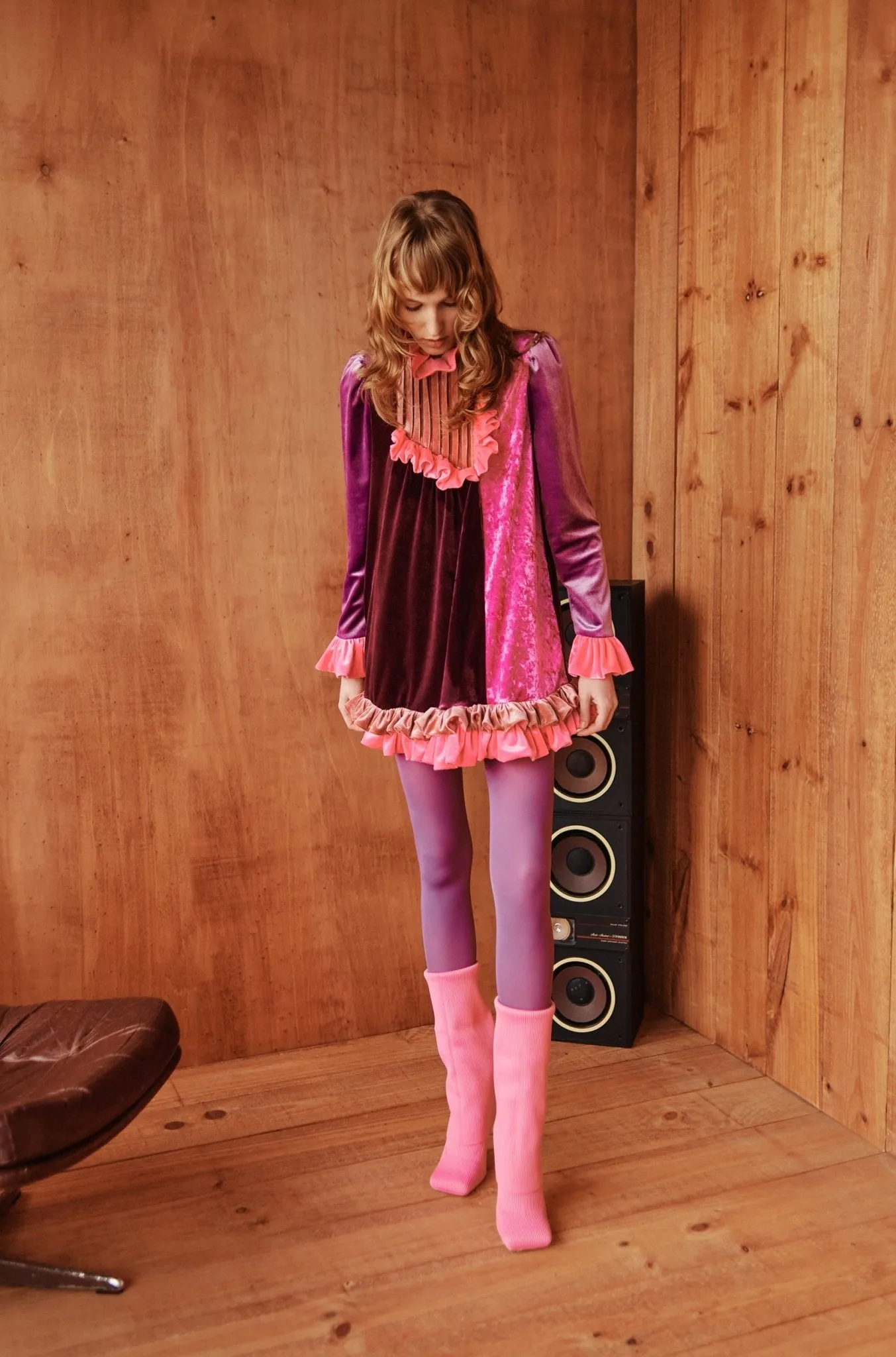 Nongke Dress Purple