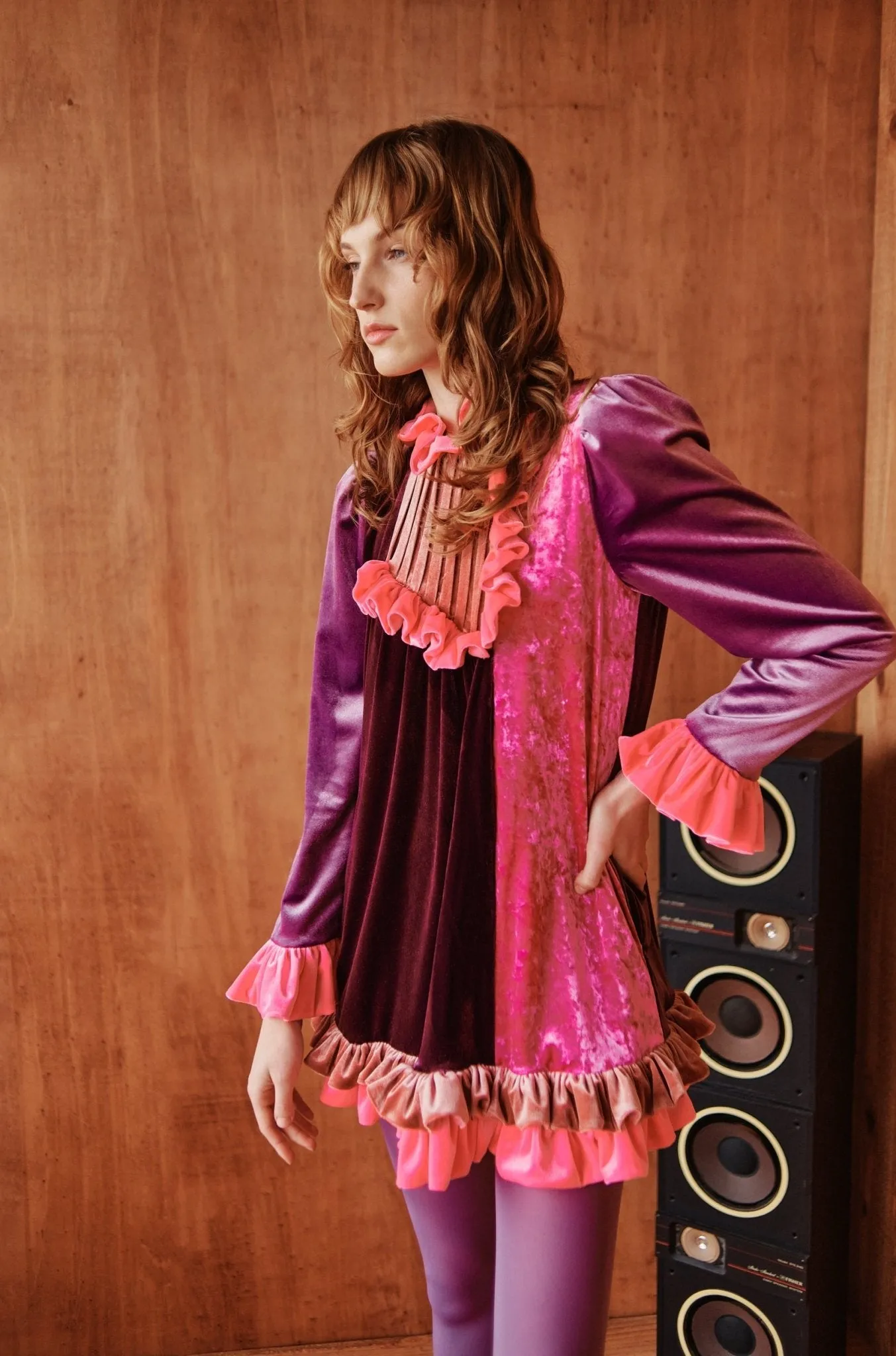Nongke Dress Purple
