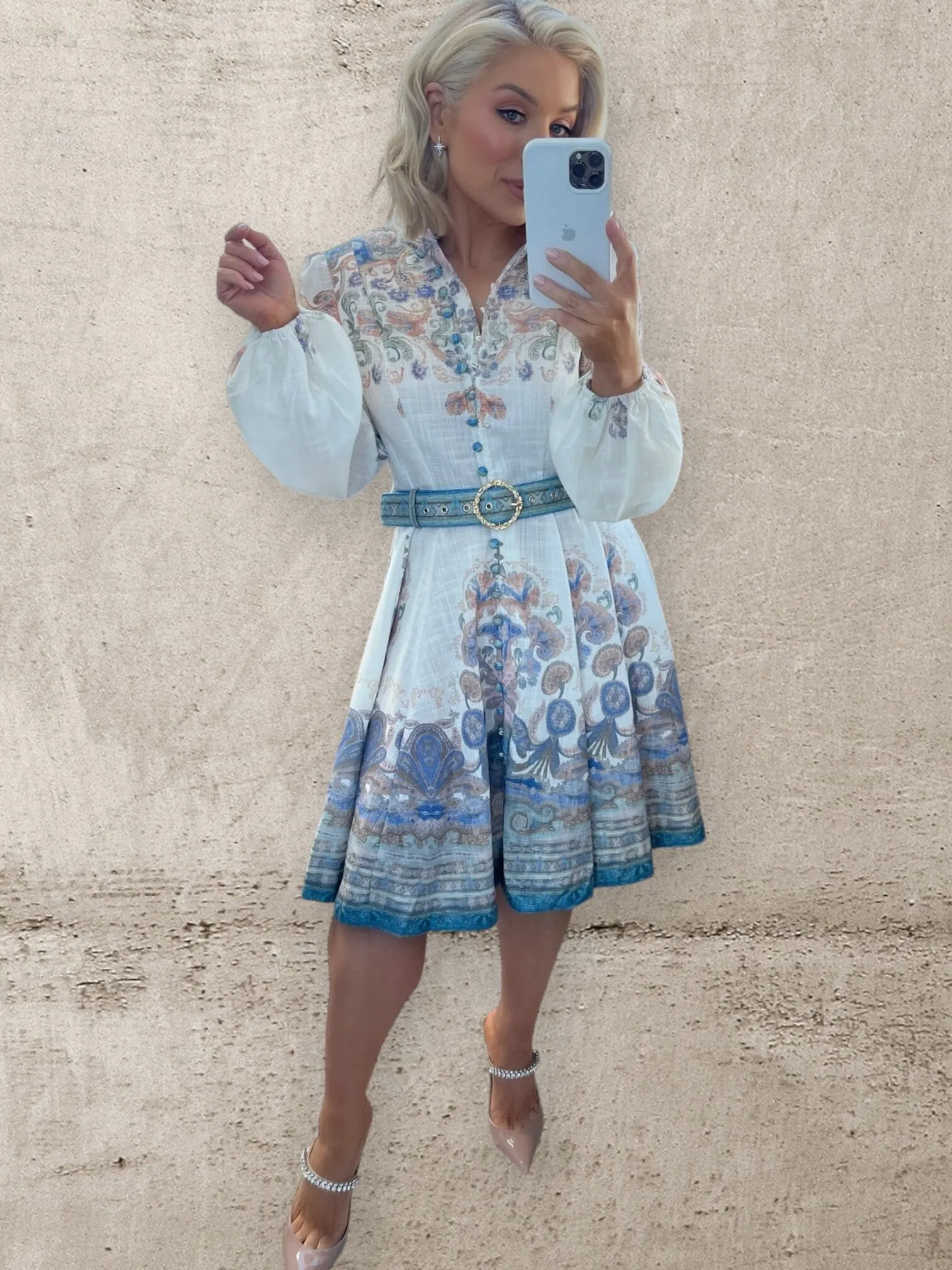 PORTOFINO FIT & FLARE DRESS