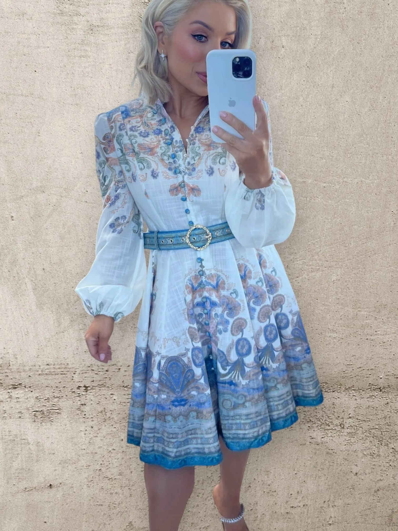 PORTOFINO FIT & FLARE DRESS