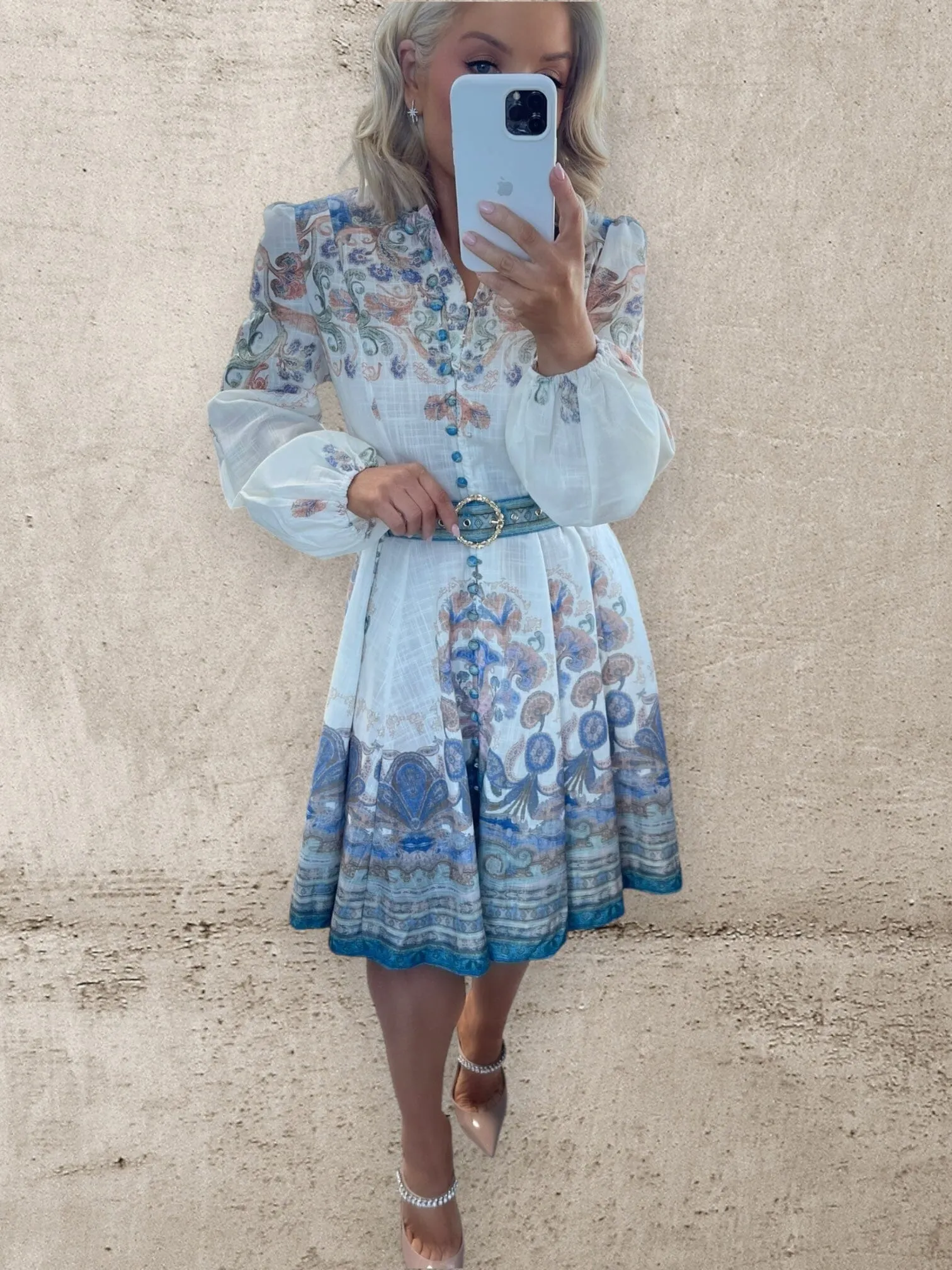 PORTOFINO FIT & FLARE DRESS
