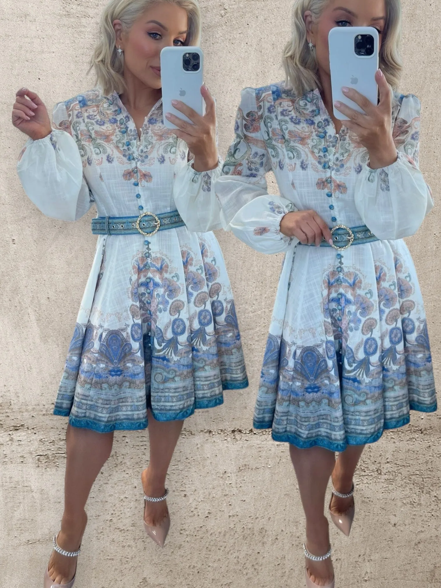 PORTOFINO FIT & FLARE DRESS