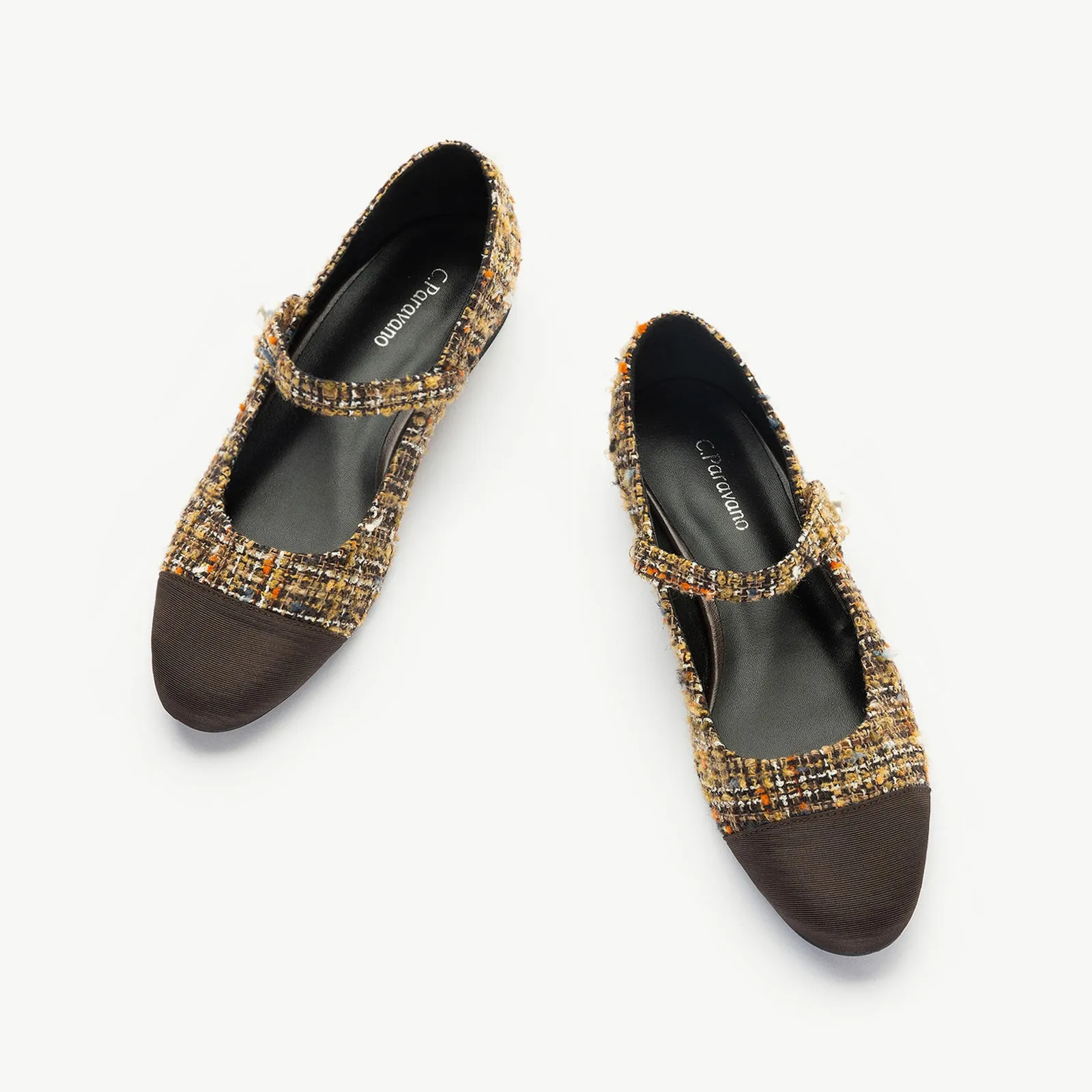 Single-Strap Tweed Mary Jane (Clara)