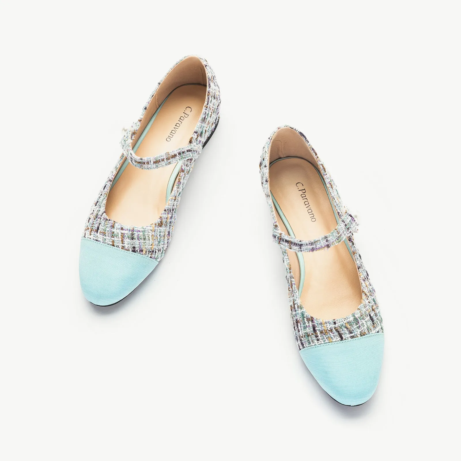 Single-Strap Tweed Mary Jane (Clara)