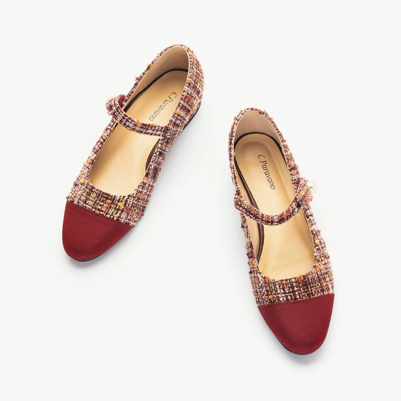 Single-Strap Tweed Mary Jane (Clara)