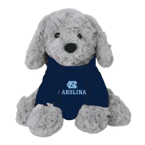 Spirit Products UNC Elliott Grey Dog Plush w/ Navy Hood
