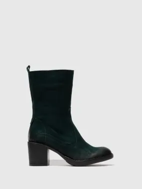 Zip Up Ankle Boots BORE072FLY RANCH DK. PETROL